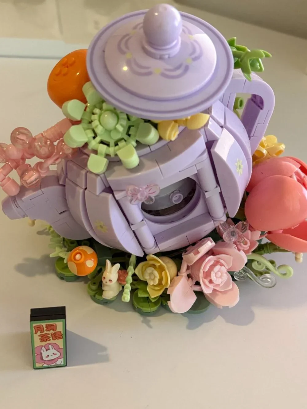 SEMBO Block Florist Series Stream Tea Language Flower Garden Set (575 PCS)